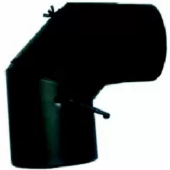 Könyökcső szeleppel 90° 180 / 1,5mm 90°, ø180 / 1,5mm