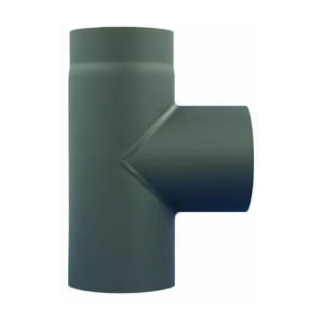 Füstcső T-idom 160mm/1,5mm