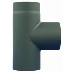 Füstcső T-idom 180mm/1,5mm