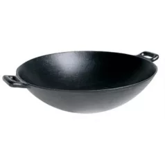 Serpenyő WOK öntöttvas 37 cm