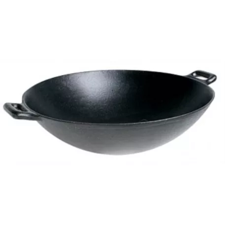 Serpenyő WOK öntöttvas 37 cm