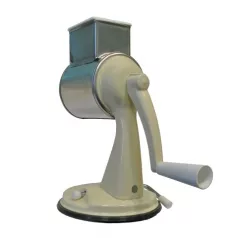 Kézi zsemlemorzsa daráló tapadókoronggal rozsdamentes