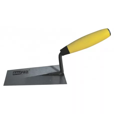 Kőműves kanál BAUPRO 160 mm köszörült acél