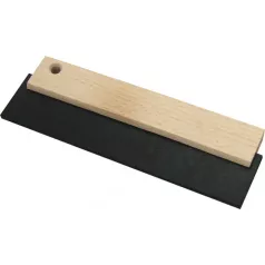 Fugázó gumi fekete - fa fogantyú 20 cm