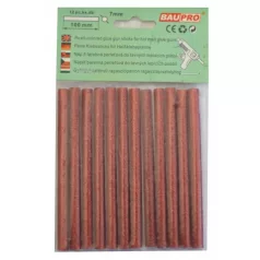 Ragasztópatron gyöngyházfényű piros Baupro 11x200 mm