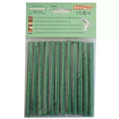 Ragasztópatron gyöngyházfényű zöld Baupro 11x200 mm
