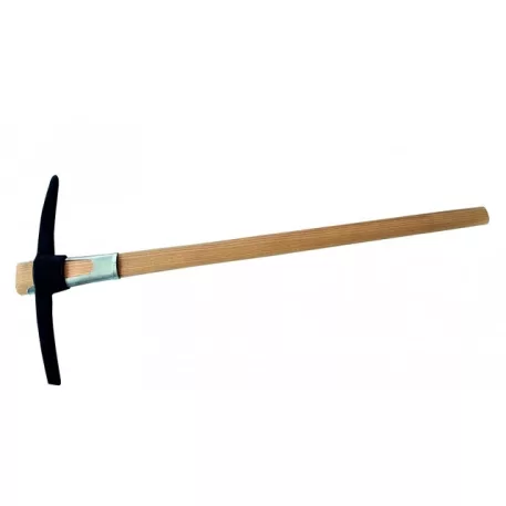 Csákány, kovácsolt, fa nyél, védővel 1500g / 900mm