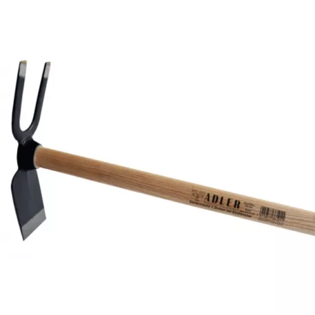 Lapos, kétfogú kapa  700 g, fából készült 1350 mm-es