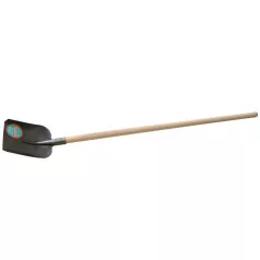Lapát standard fa nyél, kalapács lakk, egyenes 1300 mm