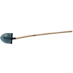   Szív alakú lapát fém lakk, fa nyél egyenes fa nyél 1300 mm
