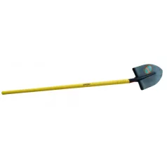 Szív alakú lapát fém lakk, üveg nyél egyenes 1350 mm