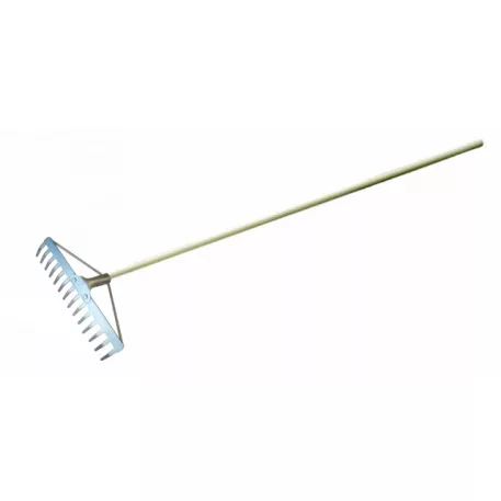 Gereblye 14f. horganyzott megerősített, fa nyél 1500mm