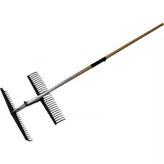 Műanyag gereblye 28 fogú zárós