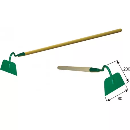 Lapos kiskapa üvegszálas nyél 1100 mm