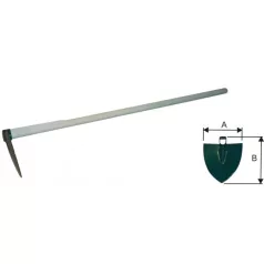 Hegyes kapa a=130, b=165, kicsi, nyél nélkül