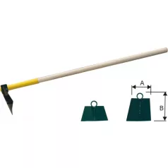 Lapos kapa, széles a=160, b=95, nyél nélkül
