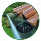 Védő golyó eresztőcsatornára 2 db