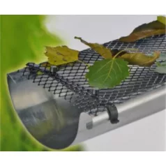 Védő háló eresztőcsatornára 6 m/16 cm + 8 db tartó