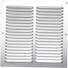 Szellőzőrács ALU, hálóval 100x200 mm