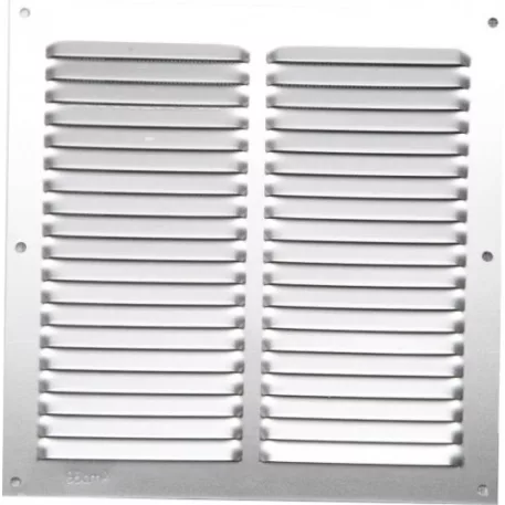 Szellőzőrács ALU, hálóval 300x300 mm