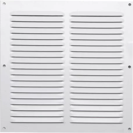 Szellőzőrács fehér hálóval 170x170 mm