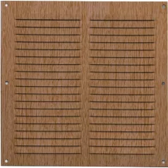 Szellőzőrács bükkfa hálóval 100x200 mm