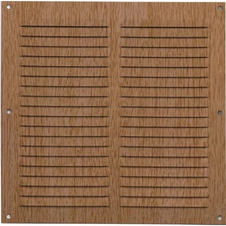 Szellőzőrács bükkfa hálóval 200x200 mm