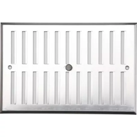 Szellőzőrács szabályozható zsaluval ALU 170x130 mm