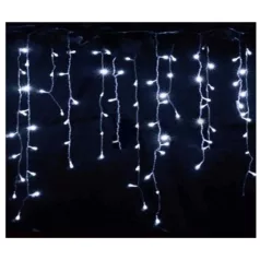 Karácsonyi fények LED függöny fehér 3 m 100db LED