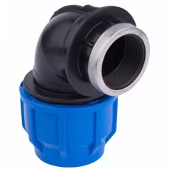 KPE könyök BM 25mm x 1''