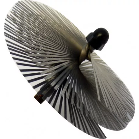 Kéményseprő kefe rozsdamentes 200 mm/M12