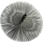 Kéményseprő kefe rozsdamentes 200 mm/M12