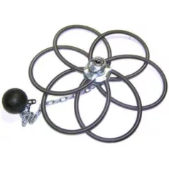   Kéményseprő rózsa rúgós nehezékkel 150 mm /állítható 130-160 mm/