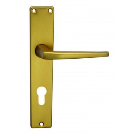 Kilincs classic bronz, zárcím betét 90 mm LUXKOV