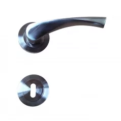 Kilincs Barcelona nikkel, kerek rozetta kulcs LUXKOV