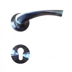 Kilincs Barcelona nikkel, kerek rozetta betét LUXKOV