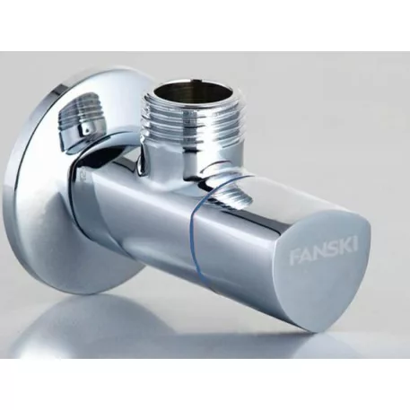 Sarokszelep kerámia betéttel és szűrővel 1/2"x 3/8" FANSKI