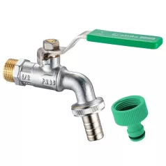   Kerti csap 1/2" fagyálló, tömlőcsatlakozóval és gyorscsatlakozóval 1/2''