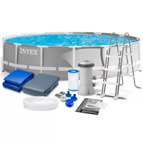 INTEX METAL medence szett 4,57x1,07m