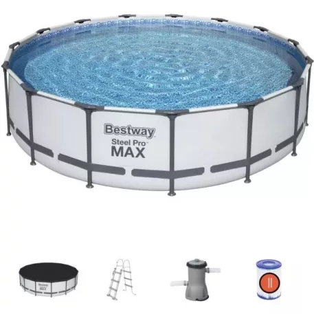 Medence Steel Pro MAX 4,88 x 1,22 m szett BW