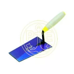 Csiszolt kőműves kanál müanyag fogantyú 140 mm