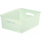 Tároló doboz Rattan M fehér 35,5x30x14cm