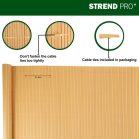 Kerítés, PVC 2000 mm, L-3 m, Bambusz, 1300g /m2, UV