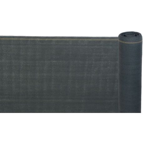 POPULAR.NET Árnyékoló szövet 1,2x25 m, HDPE, UV, 150 g/m2, 90% antracit