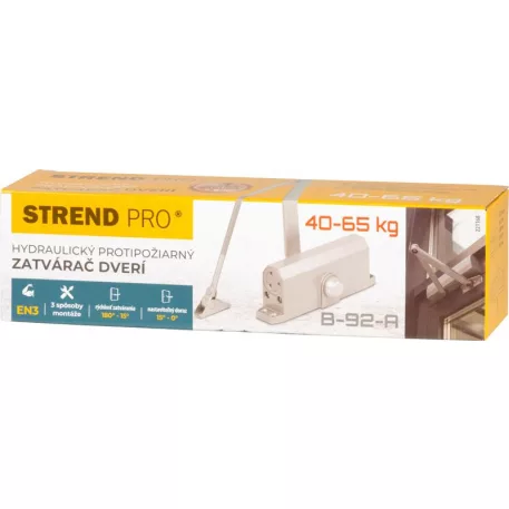 Strend Pro ajtócsukó, 40-65 kg, EN3, hidraulikus tűzálló