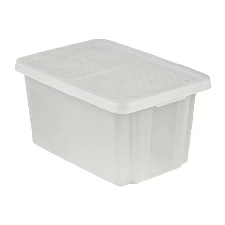 Doboz fedővel Curver® ESSENTIALS 45L, áttetsző, 57x40x30 cm