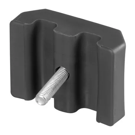 Strend Pro EUROSTANDARD rögzítő kerítés panelekhez, 60x40 mm , antracit, +csavar, M alakú