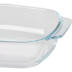 MagicHome üveg sütőtál, téglalap alakú, tepsi, 2000 ml