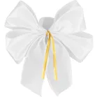 MagicHome Karácsonyi Dekoráció masni, fehér, 2db, 13 x 16 cm