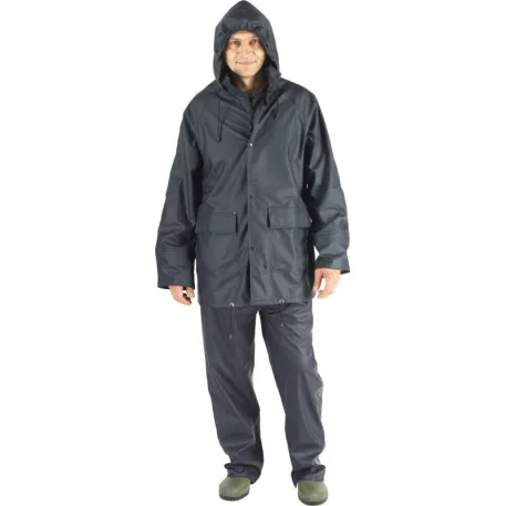Pu/PVC Kék Esőruha 300gr (L)